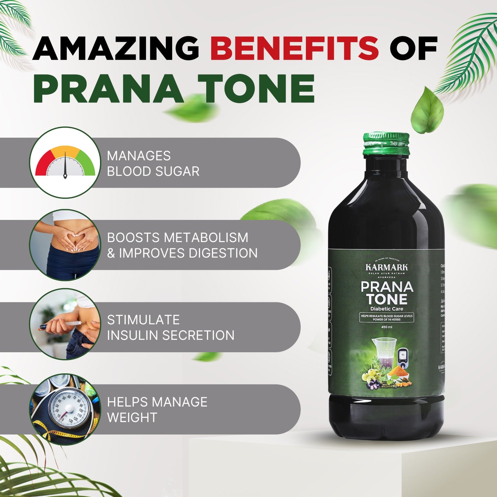 Prana Tone for Diabetic care